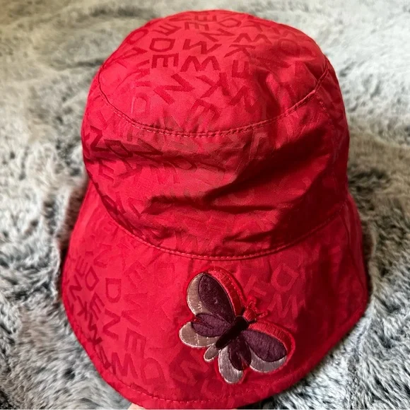 Weekend MaxMara Accessories Label-cut Logo Jacquard Hat. Sz: 57 Color:Red.New Weekend Max Mara | Accessories | Weekend Maxmara Accessories  main image 4